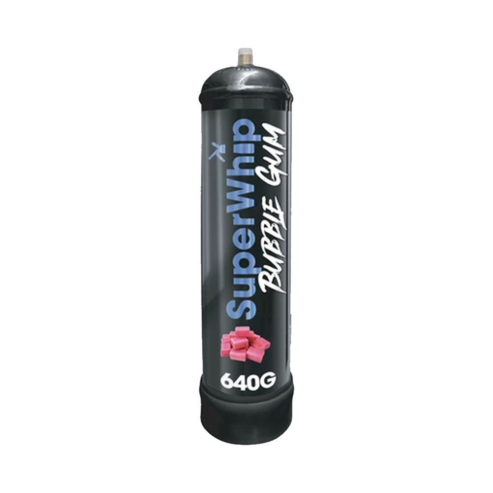 Super Whip 640g bubble gum cream charger — distributor product photo