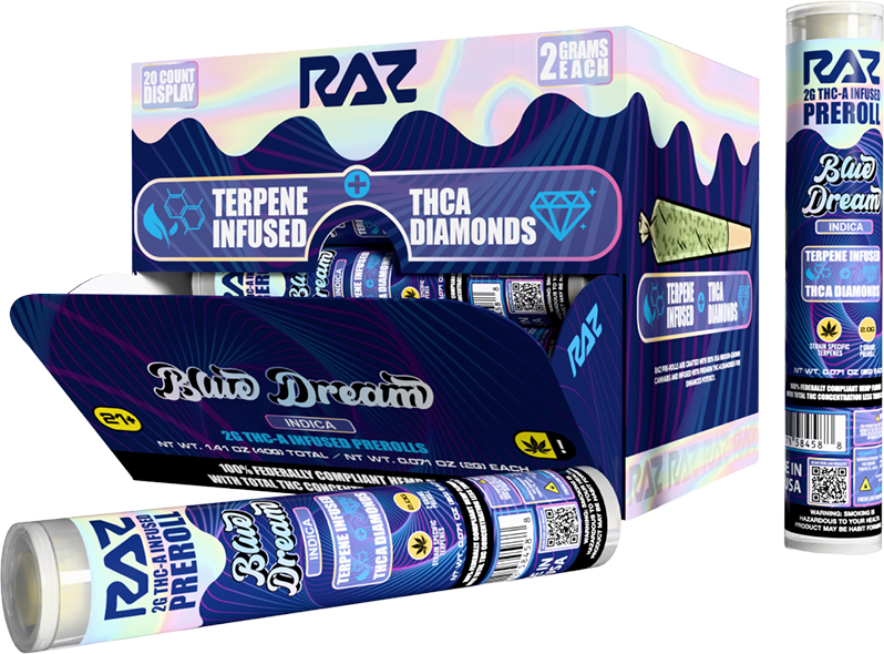 RAZ 2g THCA Diamond Infused Preroll