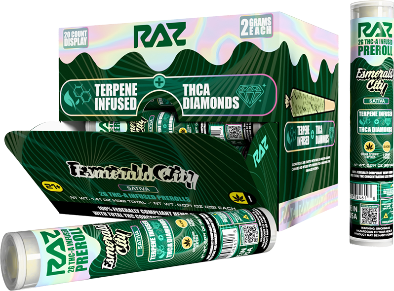 RAZ 2g THCA Diamond Infused Preroll