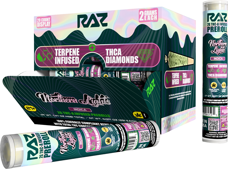 RAZ 2g THCA Diamond Infused Preroll
