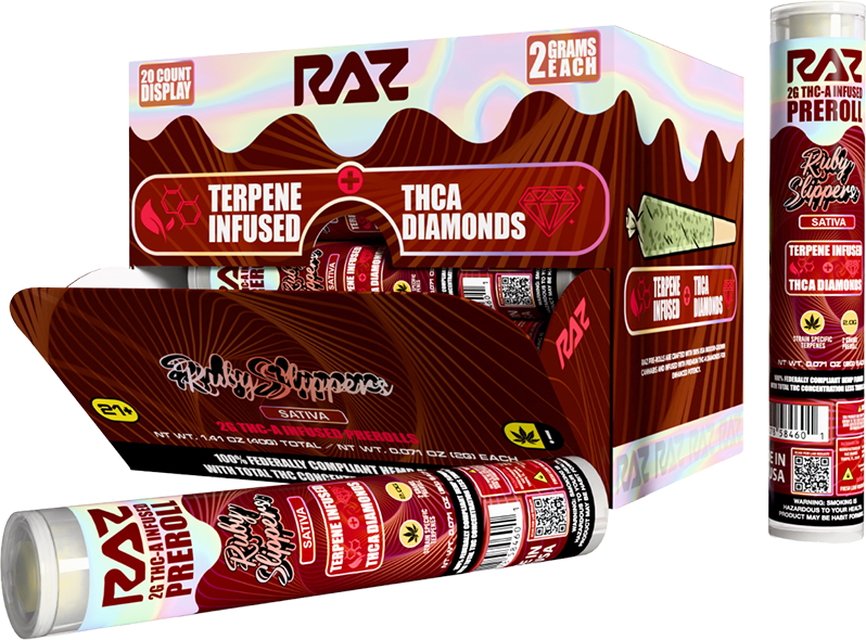 RAZ 2g THCA Diamond Infused Preroll