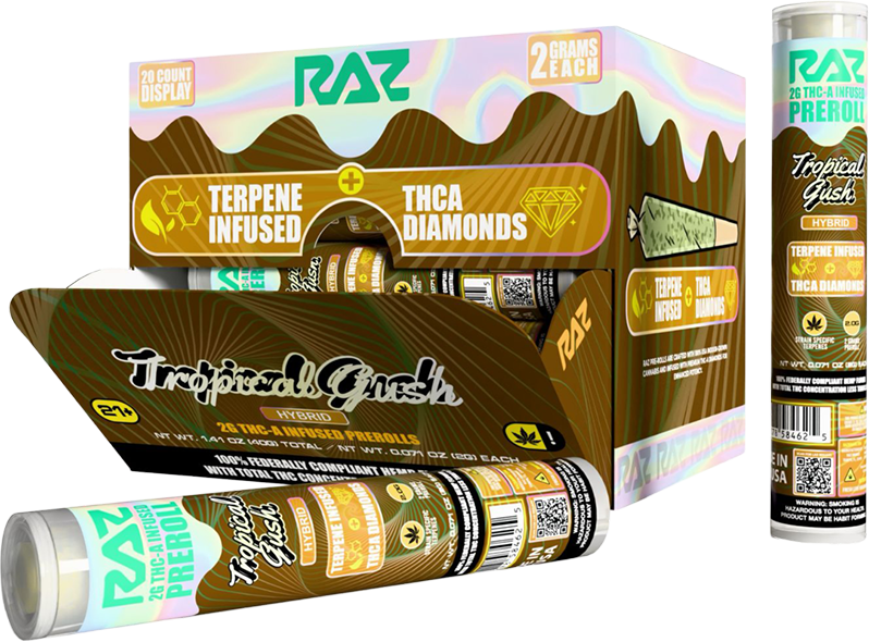 RAZ 2g THCA Diamond Infused Preroll