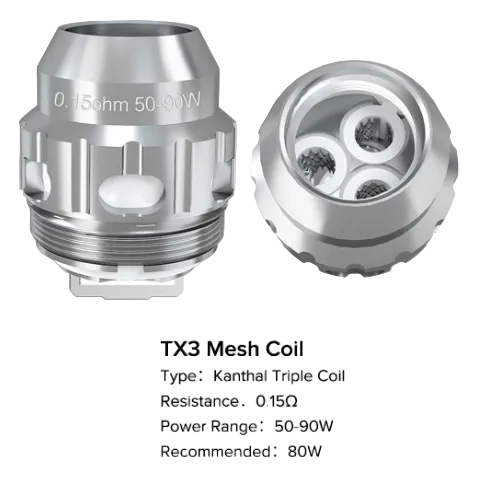 FreeMax Fireluke M TX Mesh Replacement Coils — 5-Pack