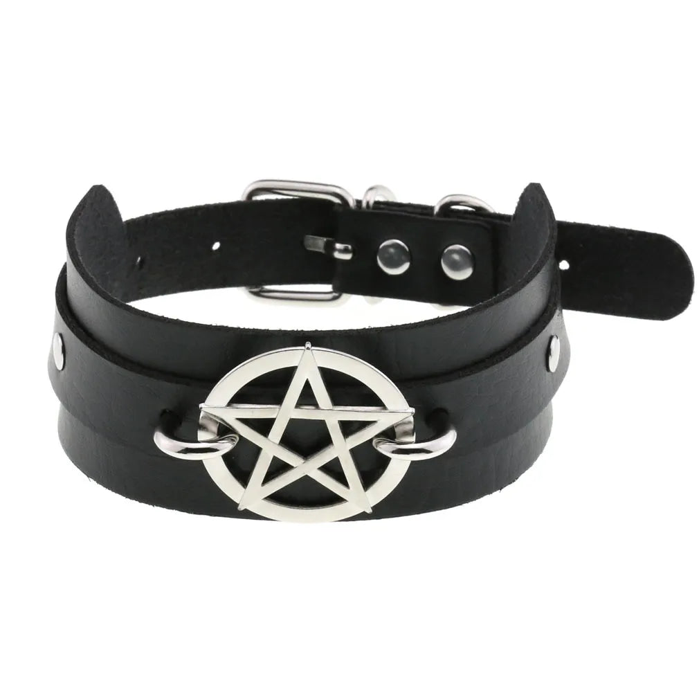 Gothic Punk Spike & Chain Choker Collection