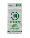 High Hemp XL Wraps — Oversized Organic Hemp Wraps (Original) - retail pack