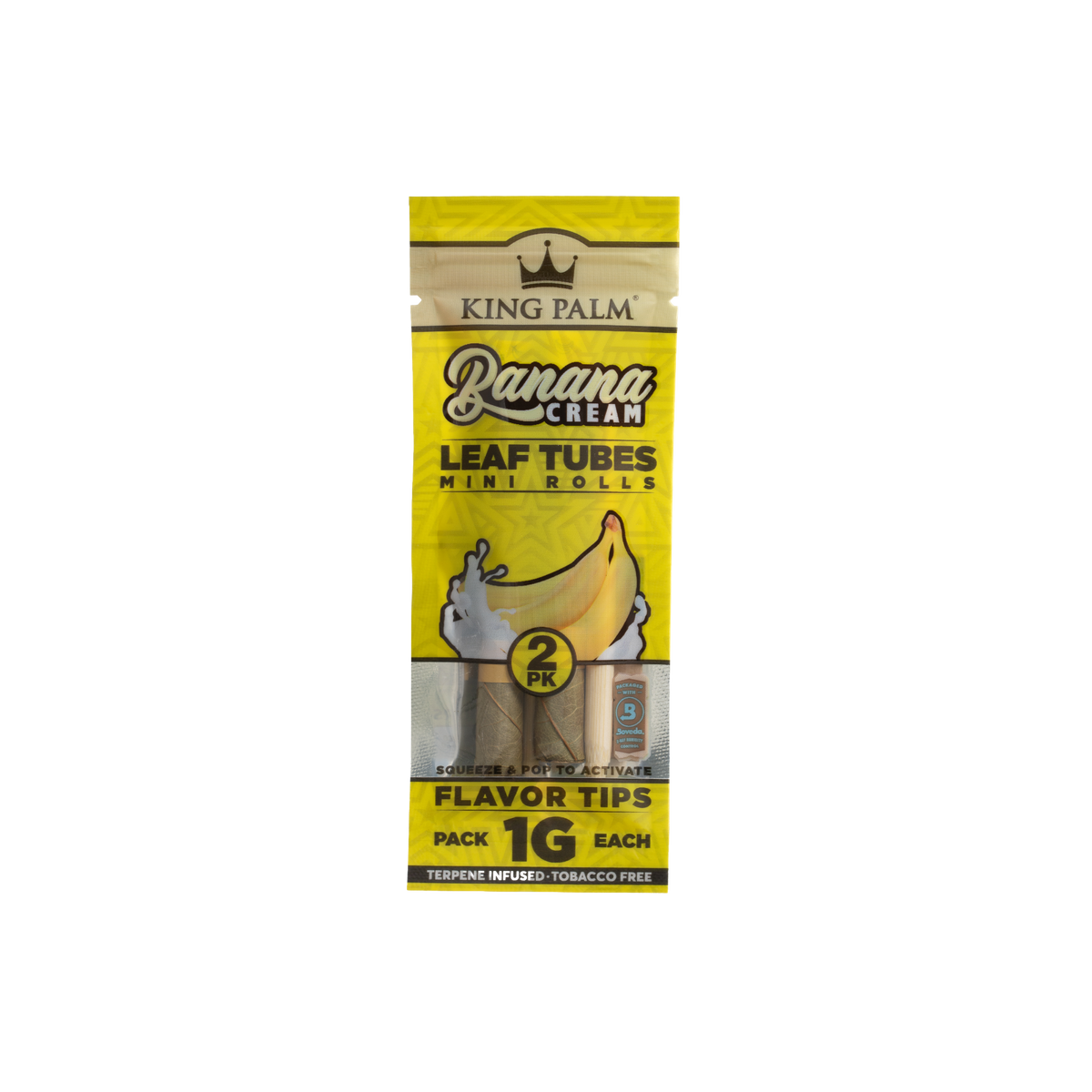 2 Mini Rolls - Banana Cream