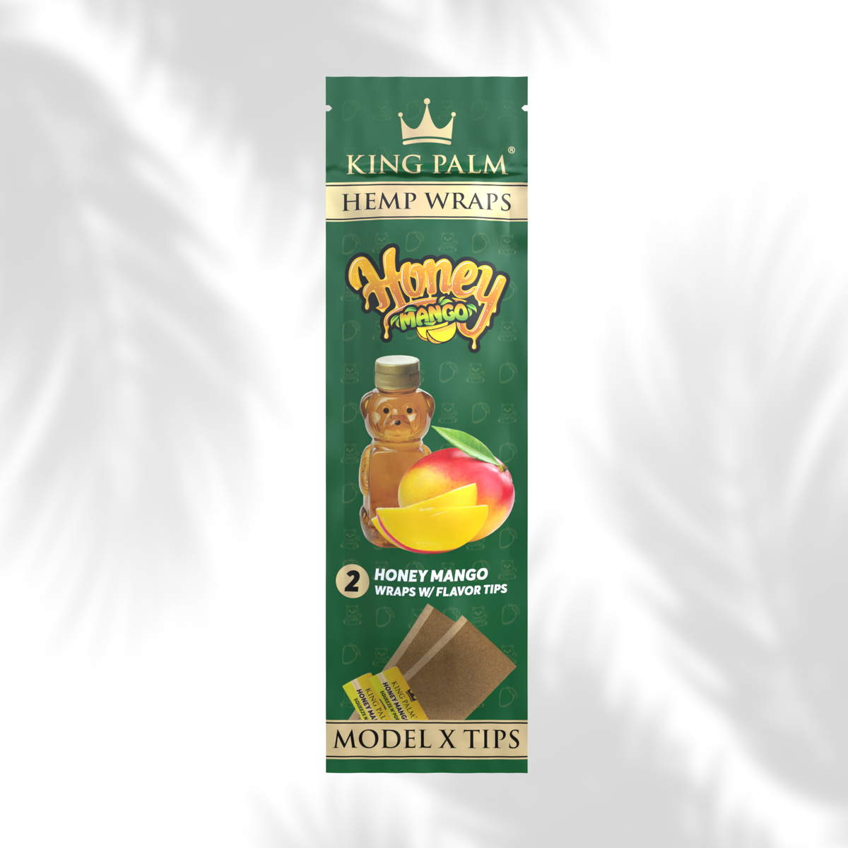 King Palm Hemp Wraps + Tips - 2-wrap pack