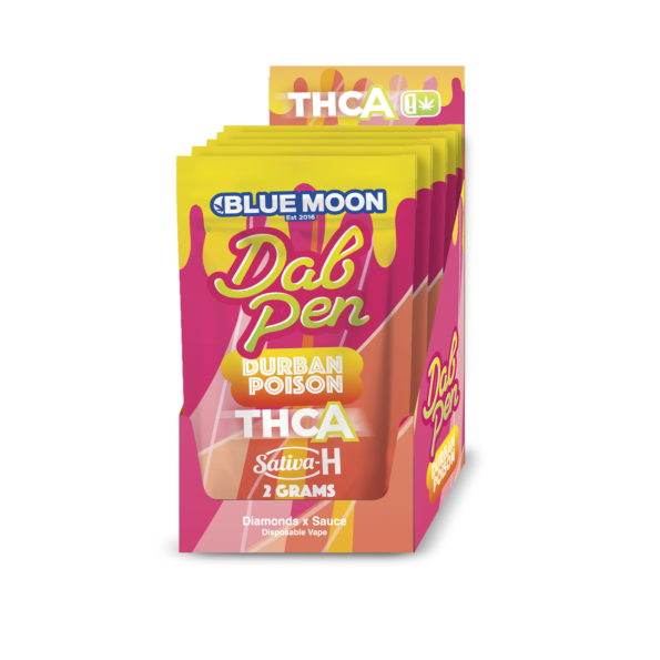 2g THC-A Dab Pen Disposable Durban Poison – 5 pack