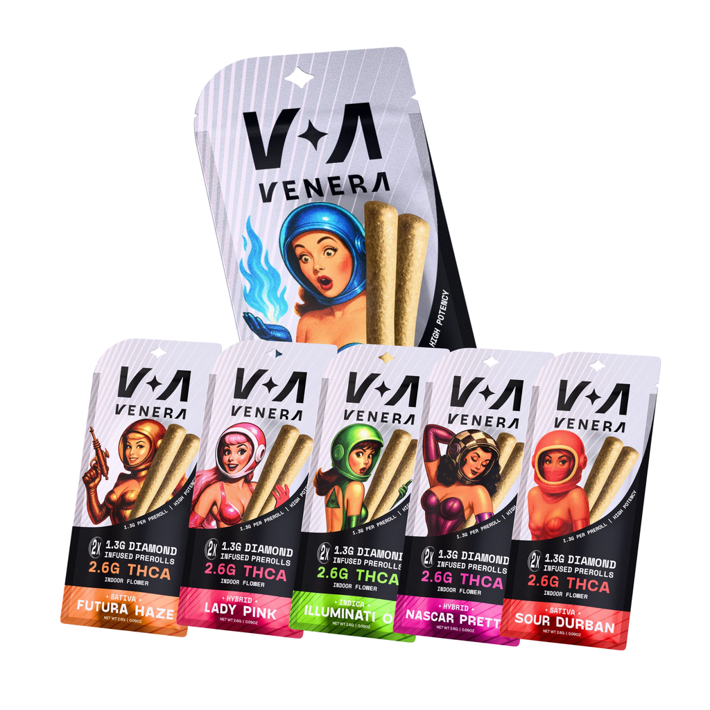 Venera 2.6g Infused THCa Prerolls (2ct)