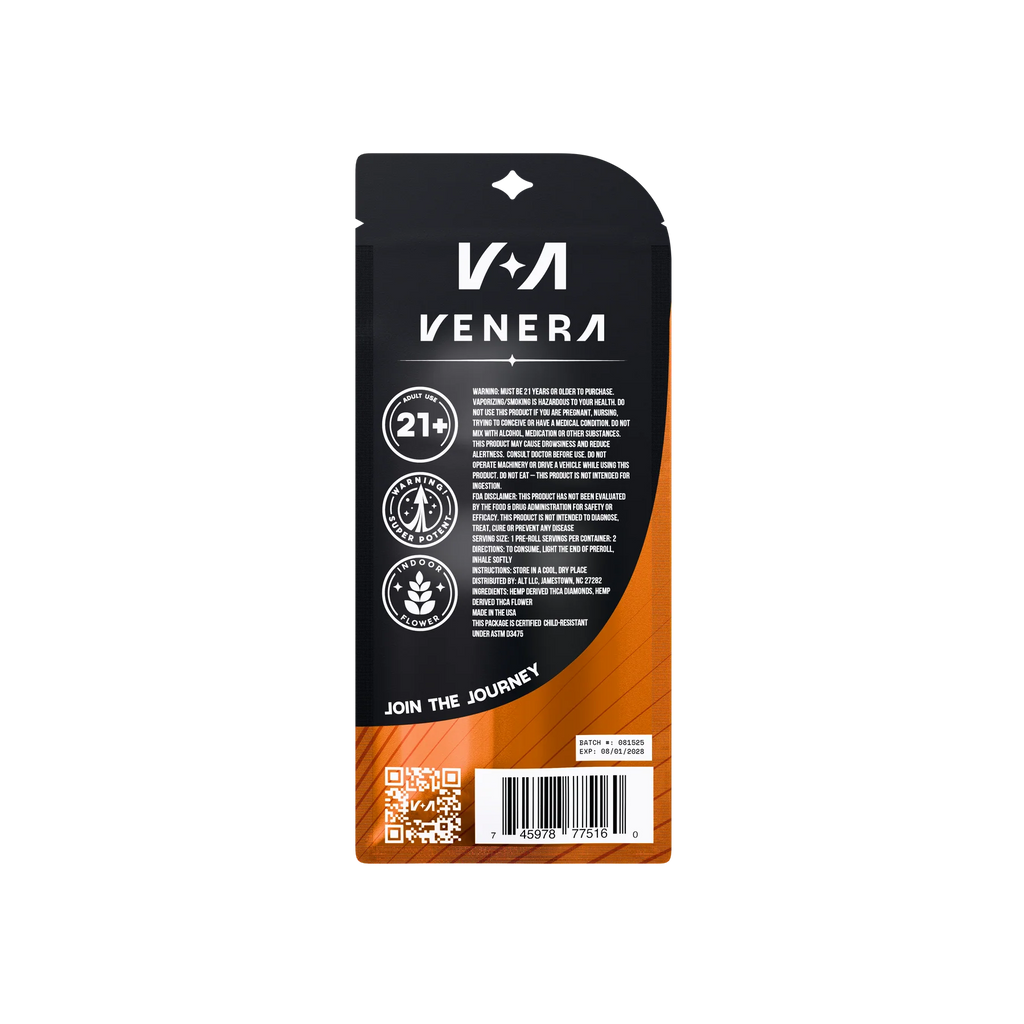 Venera 2.6g Infused THCa Prerolls (2ct)