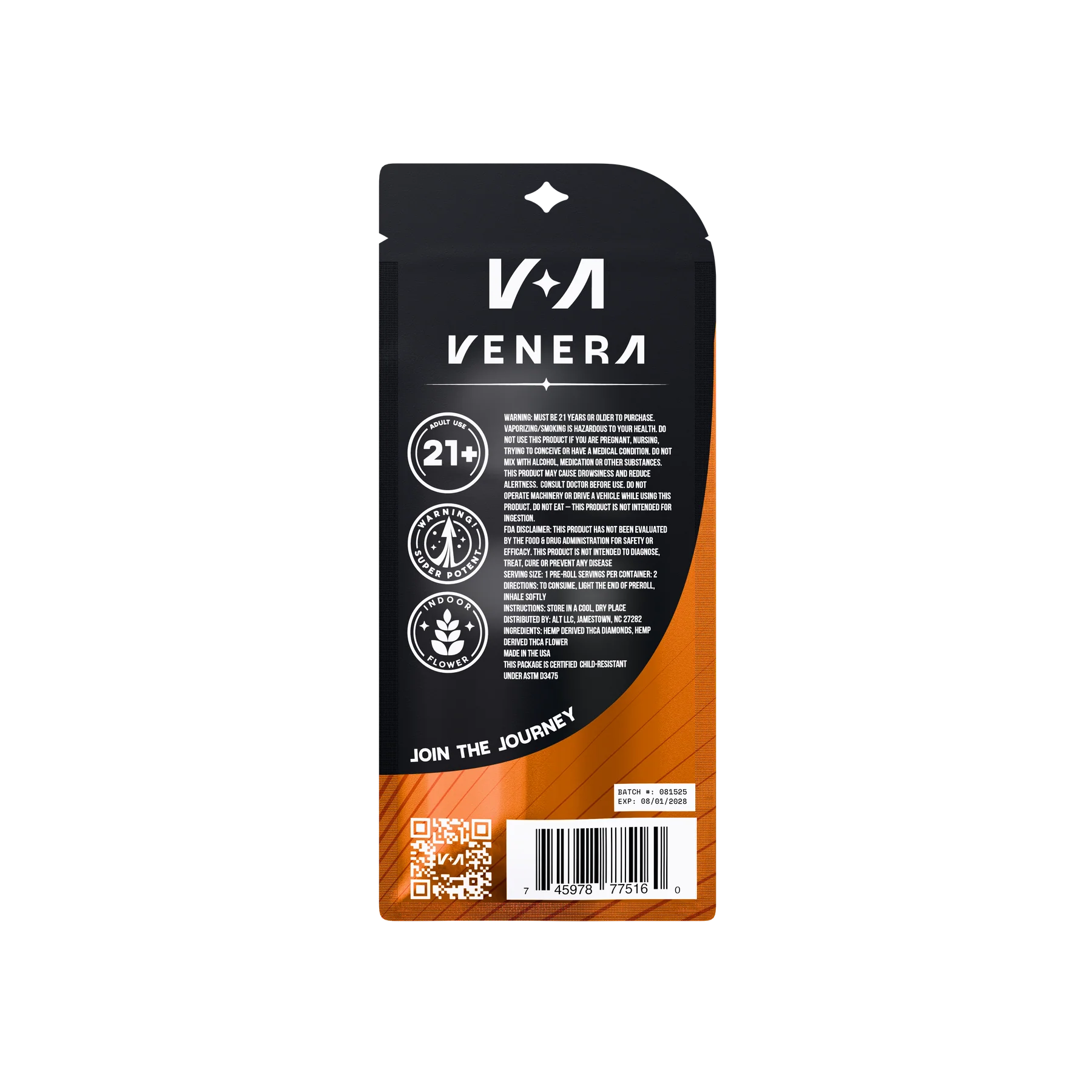 Venera 2.6g Infused THCa Prerolls (2ct)