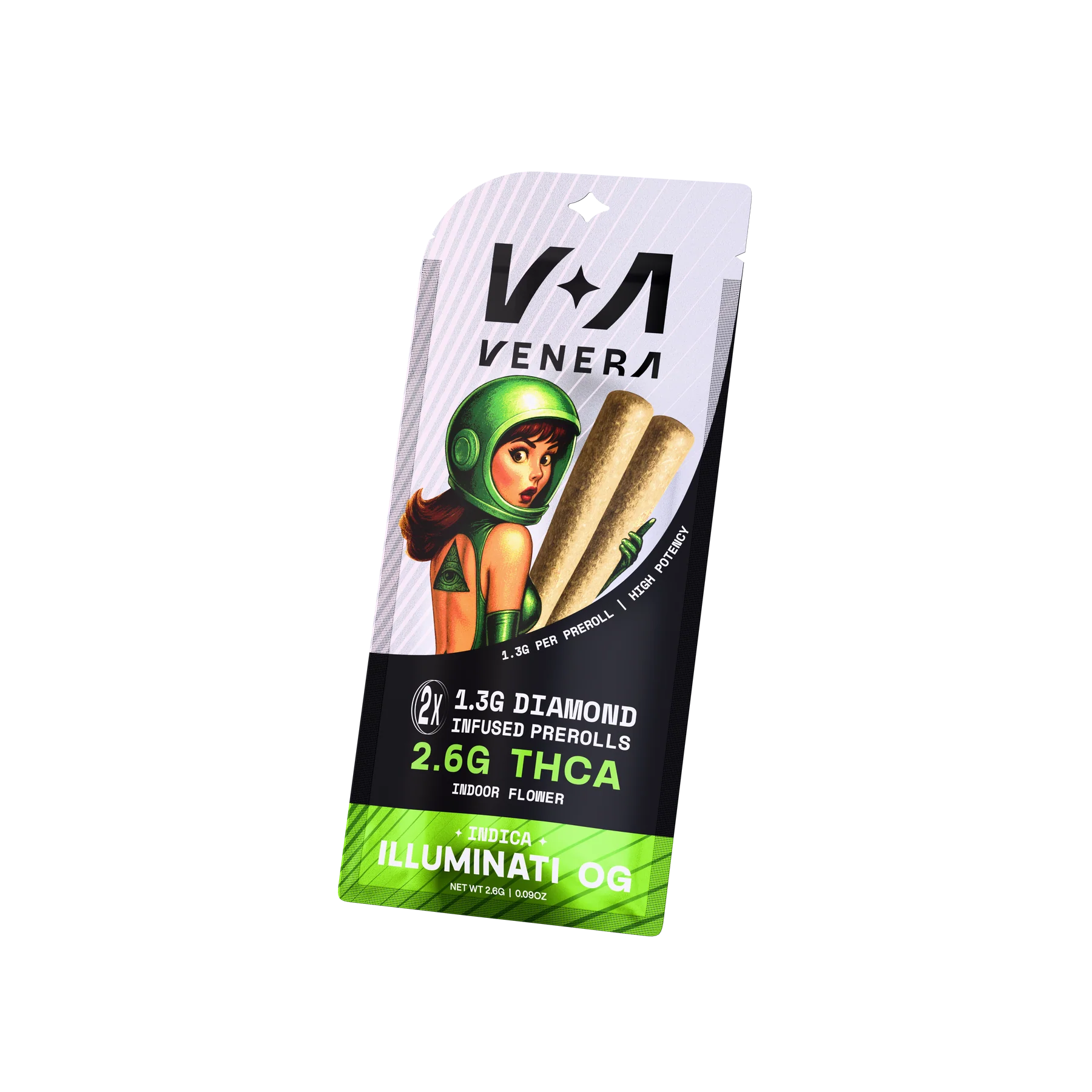 Venera 2.6g Infused THCa Prerolls (2ct)