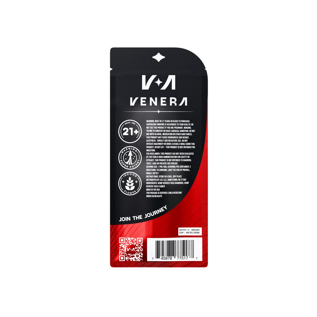 Venera 2.6g Infused THCa Prerolls (2ct)