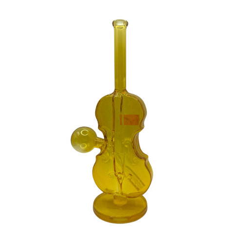 7" Violin-Shaped Oil Burner Water Bubbler – Assorted Colors