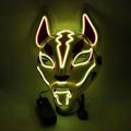 Neon EL Wire Joker Halloween Mask