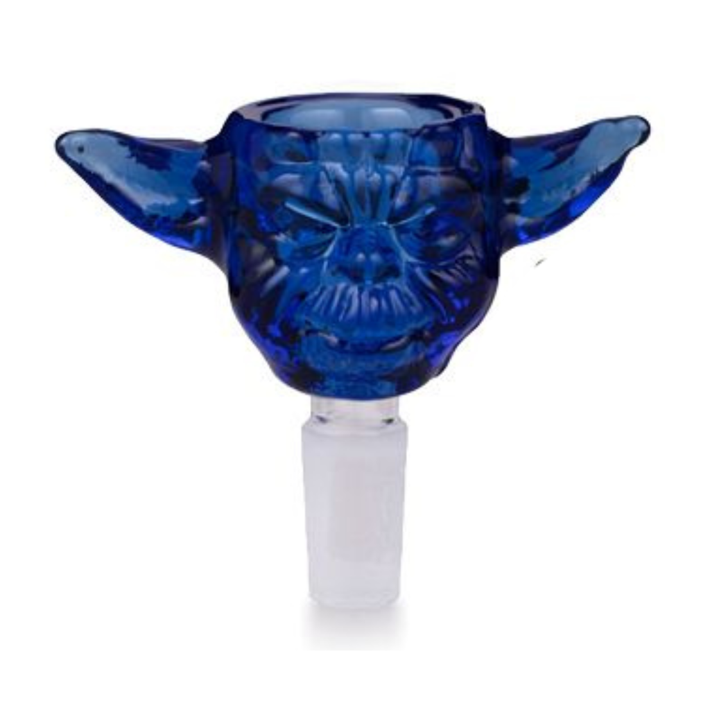14mm Premium Bowl Thick Glass Yoda Shape Bowl Head Holder